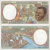 *1000 Frankov Kamerun (Central African States) 1994 - Kliknutím na obrázok zatvorte -